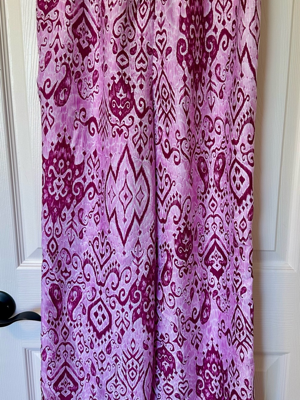 INC International Concepts Pink and Magenta Flowy Wide Leg Pants